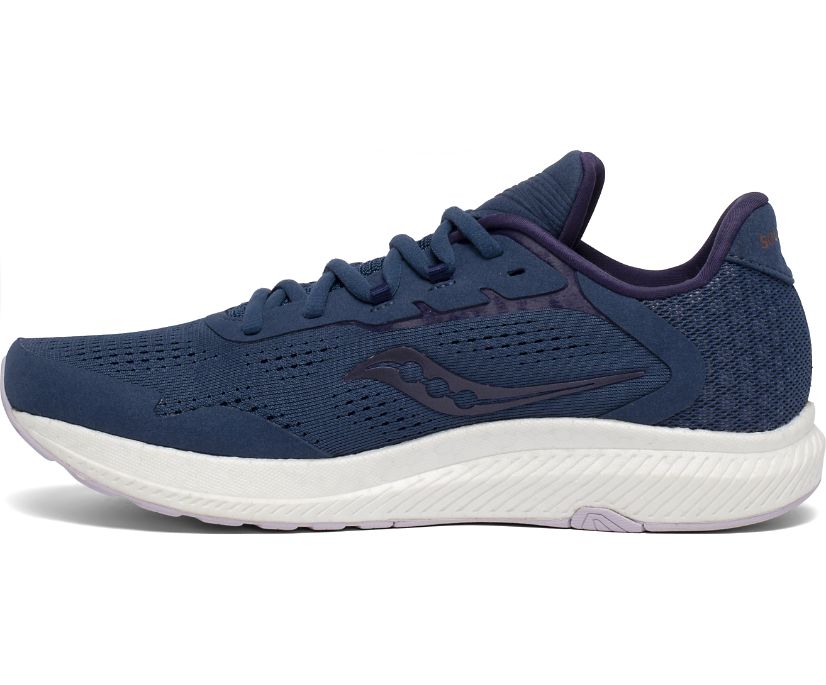 Women's Saucony Freedom 4 Running Shoes Navy | Singapore 136YXFU